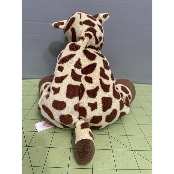Ty Pluffies TIPTOP Giraffe Plush Stuffed Animal 2011 Plastic Eyes - Picture 3 of 9